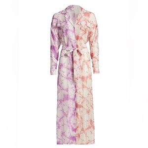 Rococo Sand Ava tie-dye two tone dress rosewood lilac size small new with tags